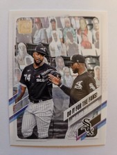2021 TOPPS DO IT FOR THE FANS LUIS ROBERT/ELOY JIMENEZ  #14 NM