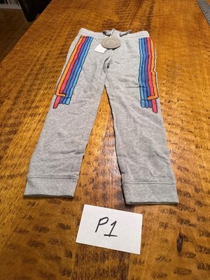Stella McCartney Kids Printed RAINBOW Sweatpants, Size 8Y NWT P1