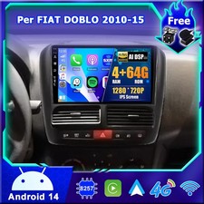 Per FIAT DOBLO 2010-2015 Android 14 Autoradio AHD GPS Car Play WIFI DSP 4GB+64GB