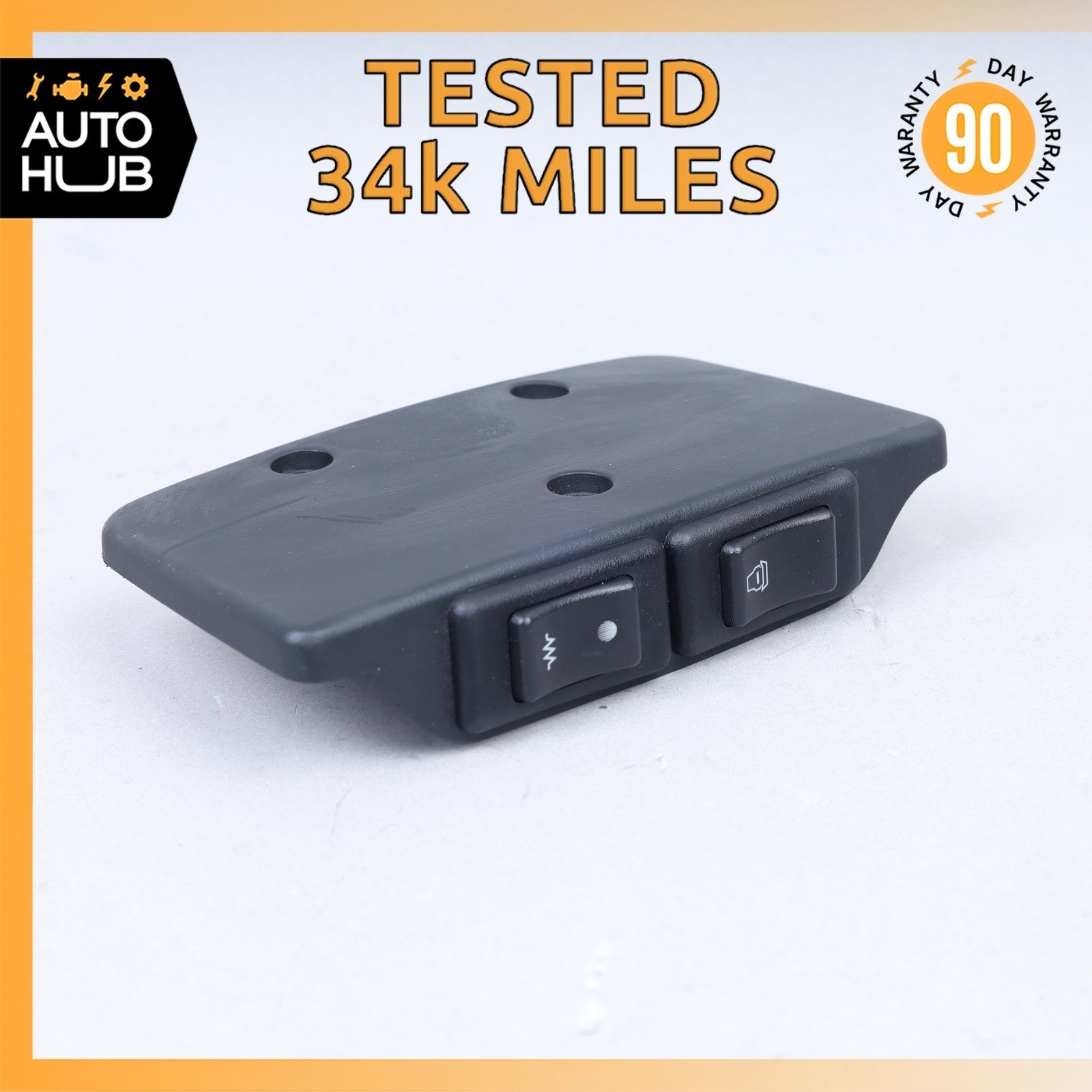 05-06 Aston Martin DB9 V8 Vantage Left Seat Lumbar Regulator Switch w/ Cover OEM