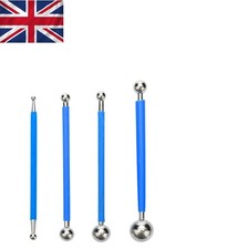 Versatile Caulking Tool Set: 4 Metal Balls for Smooth Tile Grout Finishing