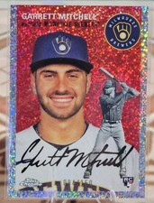 2023 Topps Chrome Platinum #4 Garrett Mitchell RC Speckle  Refractor /150 + Base