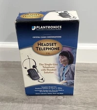Plantronics T10 Corded Single Line Hands-Free Headset Telephone System