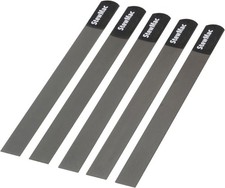 StewMac Gauged Nut Slotting File Set for Bass, for 5-String - Set of 5