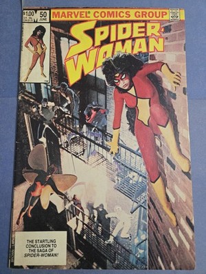 MARVEL COMICS - SPIDER-WOMAN - VOLUME 1 - # 50 - JUNE 1983 - BRONZE AGE