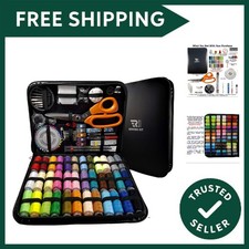 Professional Sewing Kit - Portable Sewing Accessories Bag - Includes Full Siz...
