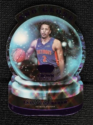2021 Panini Crown Royale Sno Globe Purple 23/25 Cade Cunningham Rookie RC 0d44