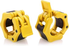 Quick Release Olympic Barbell Clamps 2" Locking Collars for Weightlifting