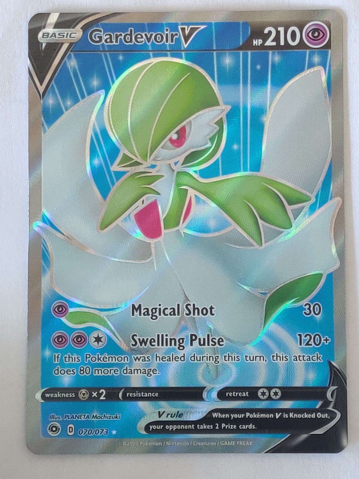 Gardevoir V (Full Art) Ultra Rare Champion's Path 70/73 NM