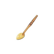 Cambro SPO13150 Camtensil® 13 in Amber High Heat Solid Spoon