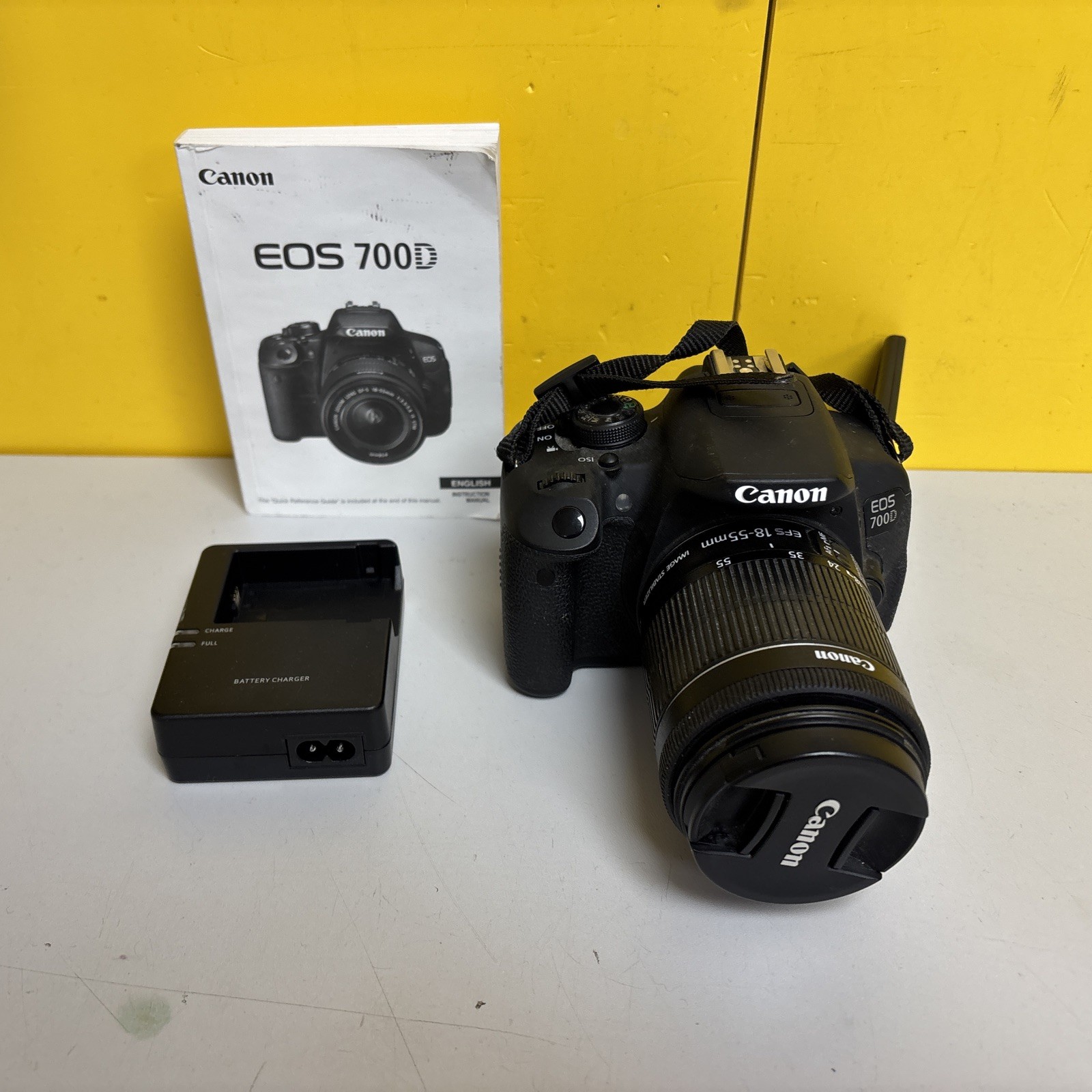Canon EOS 700D 18MP 18-55mm DSLR Camera with Lens - Black