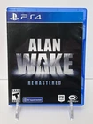 Alan Wake Remastered (Sony PlayStation 4 PS4) Tested & Working