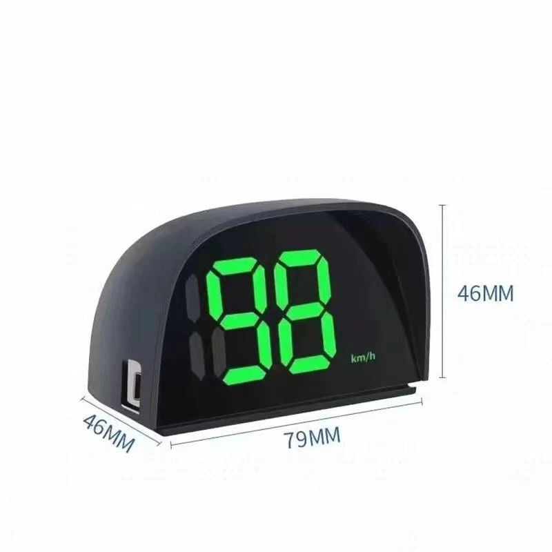 Автомобильный спидометр MPH универсальный HUD зеленый большой шрифт цифровой измеритель скорости датчик - Изображение 3 из 4