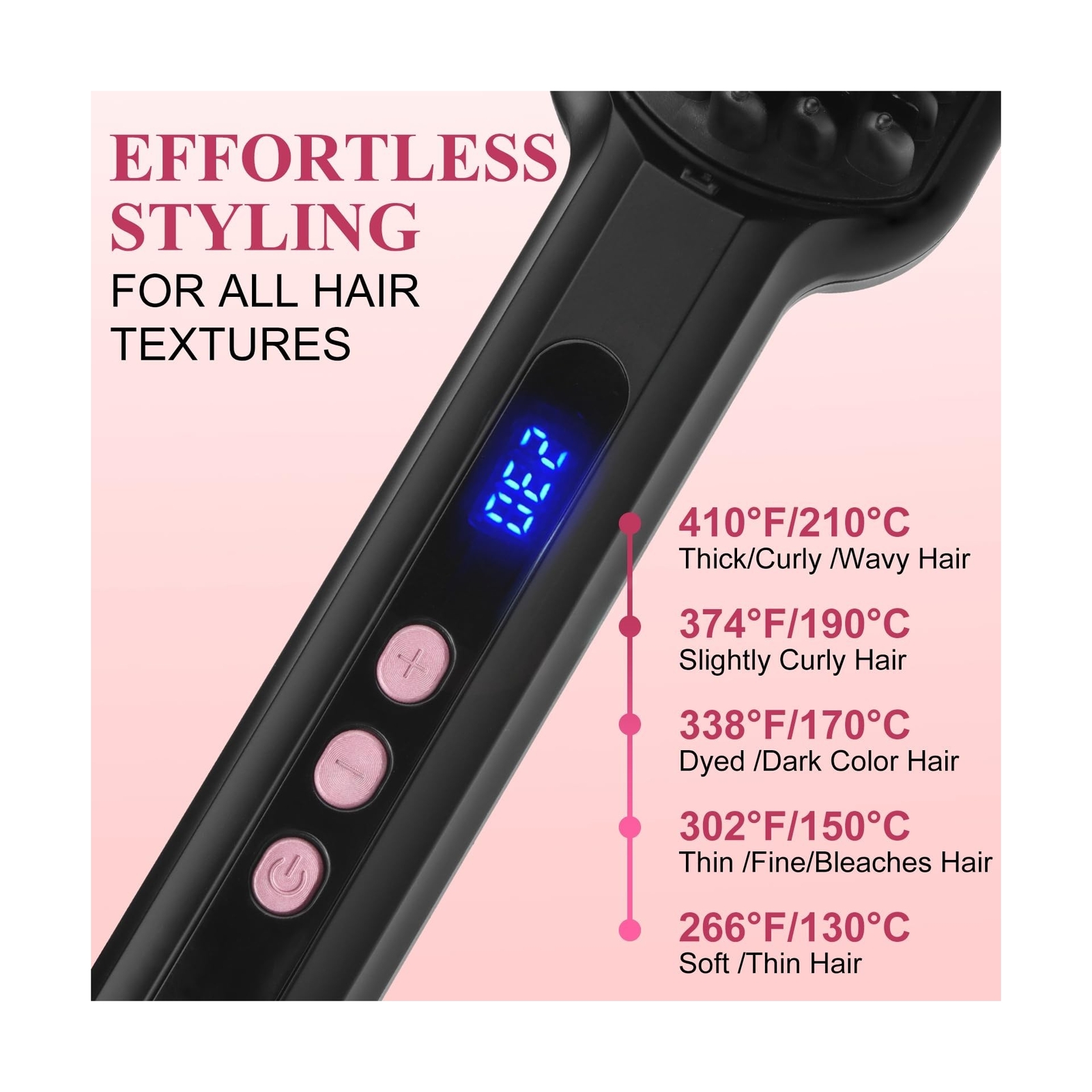 Hair Straightener Brush, Hair Straightener Comb Straightening Brush... Fast Ship