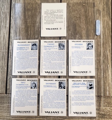 Unity Time Is Not Absolute Valiant Card Set + 6 Rookies Chromium Cards+ 1 Promo - Picture 19 of 19