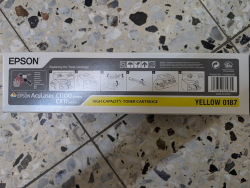 Tóner original Epson C13S050187 amarillo para Aculaser C 1100 CX 11 - Imagen 3 de 3