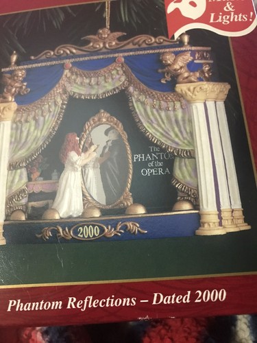 2000 CARLTON CARDS ERBSTÜCK PHANTOM DER OPERA MUSICAL ORNAMENT (NEU) GETESTET