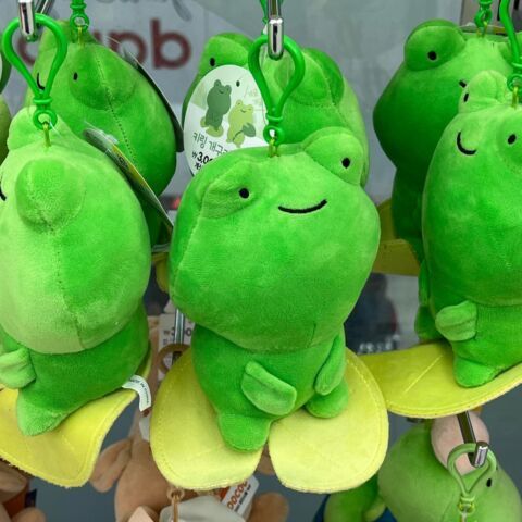 DAISO - INSPIRADO ÍDOLO KPOP COREA ANIMALES DE PELUCHE CORREAS PARA LLAVES DAISO OFICIAL - Imagen 12 de 22