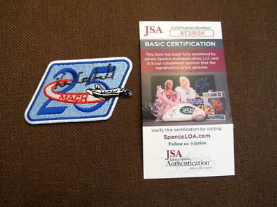 KEN COCKRELL 5 X STS ASTRONAUT SIGNED AUTO NASA SPACE SHUTTLE MACH 25 PATCH JSA