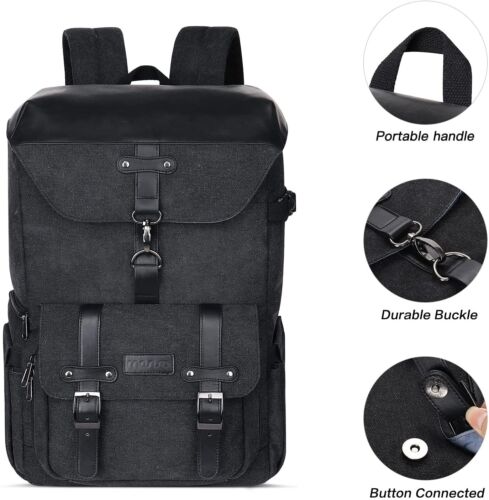15-16 inch Camera Backpack Bag DSLR/SLR/Mirrorless Photography 3 Layers Tactical - Picture 113 of 163