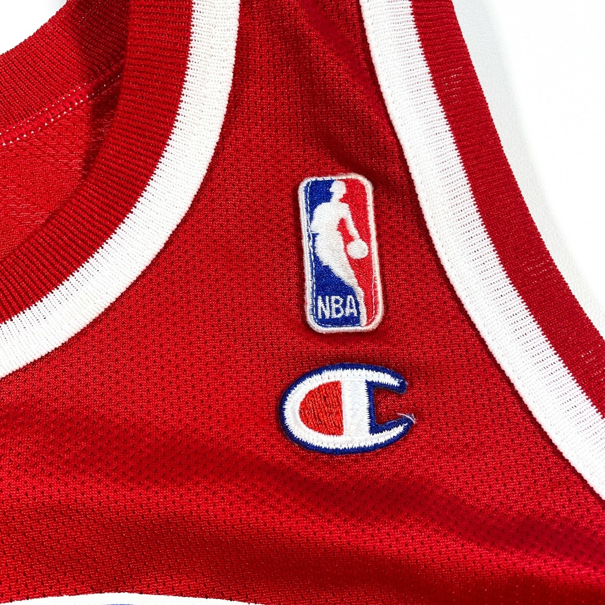 Champion チャンピオン SIXERS ジュリースタックハウス 1996-97 Jerry Stackhouse Jersey,90s Sixers Jersey,sixers Nba