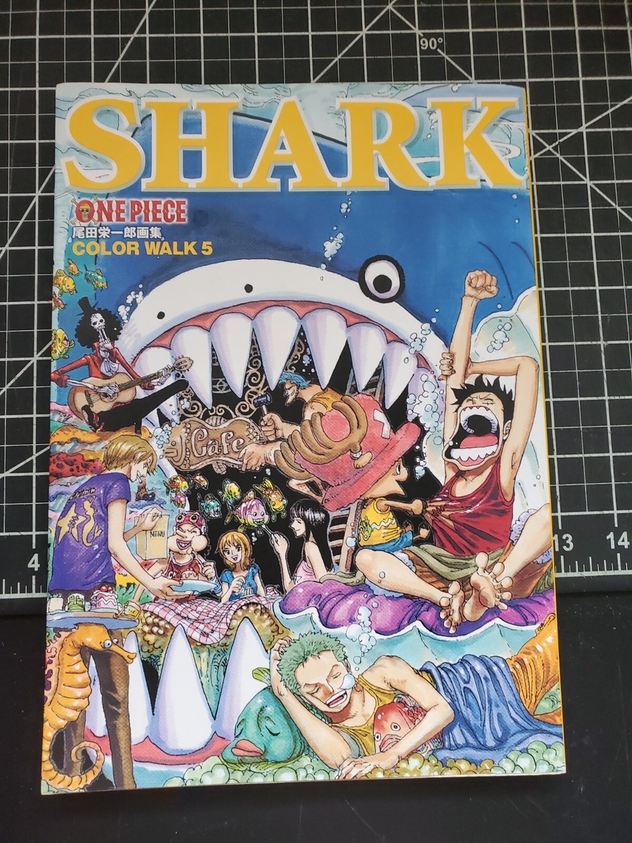 One Piece Color Walk Vol.5 Shark Eiichiro Oda Illustrations w