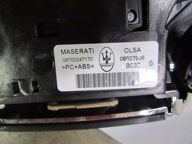 Maserati Ghibli, Interior Dome Light Assembly, Used, Scratches, P/N 6700247170