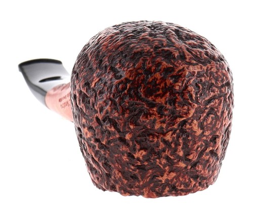 Pfeife L'Anatra dalle Uova d'Oro RUSTICATA braune Form Hawkbill - Bild 7 von 10