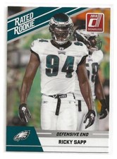 2010 Panini Donruss Rated Rookie Ricky Sapp Rookie Card . rookie card picture