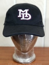 NHL Anaheim Mighty Ducks Hockey MD Black Cotton Adj. Hat Cap *Note