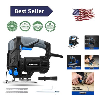 Precision Cutting Jig Saw with Variable Speed Control - Woodworker's Choice