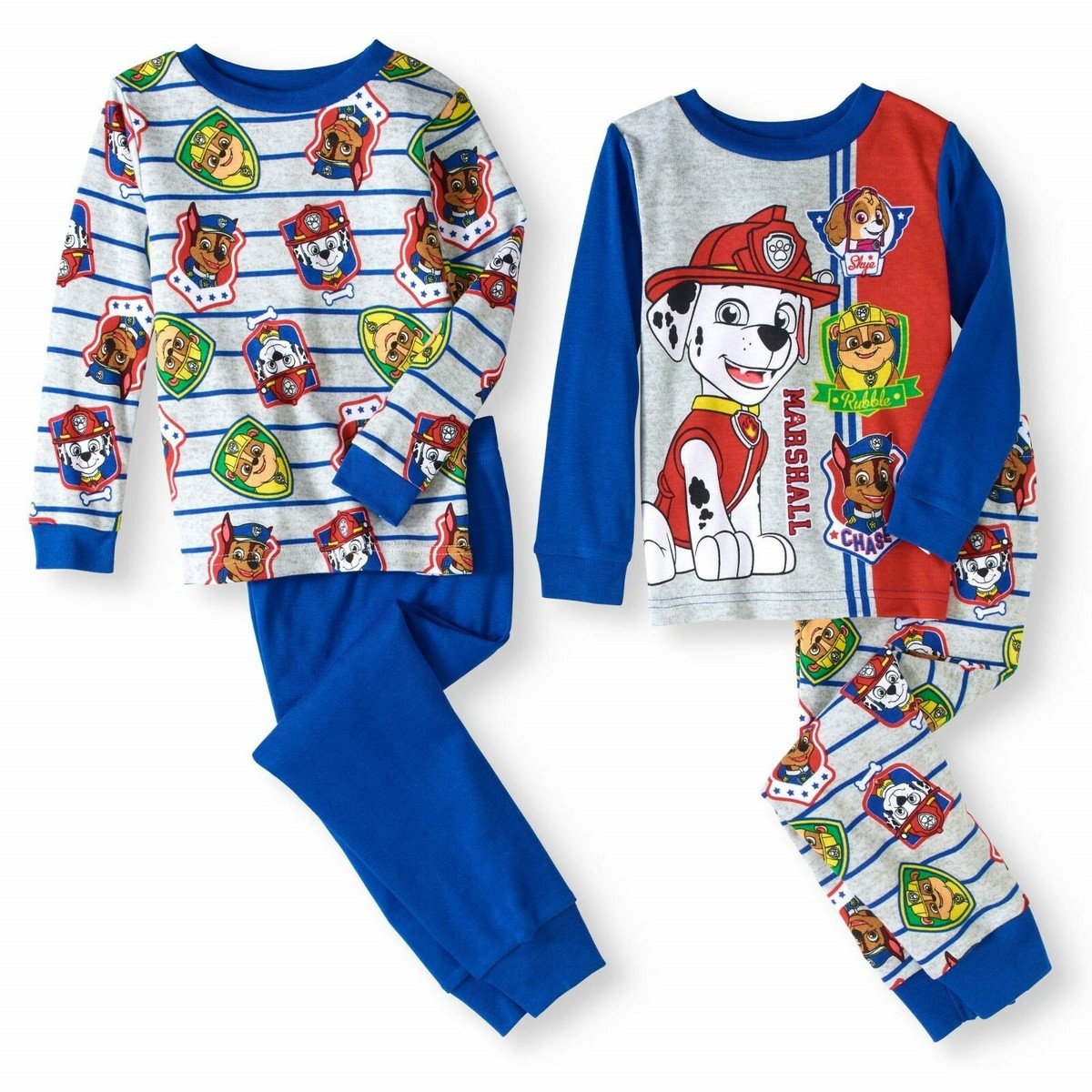 Paw Patrol PC Long Sleeve Tight Fit Cotton Pajama Set Boy Size