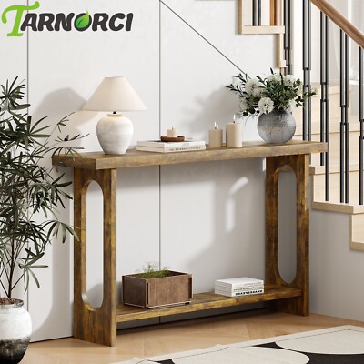 Rustic Entryway Console Table  Long Sofa Table Behind Couch Table Hall Display