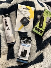 camera accessories lot: Tripod, SD Card, Remote Shutter: Canon/samsung, Cleaner