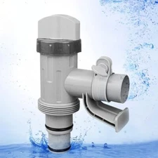 Plunger Valve with Holder for Above Ground Pool Hose - Replacement Parts Compati