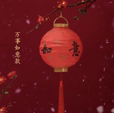 Chinese New Year Red Lantern with LED light reusable