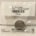 Littleton Coin Co Average Circulated 1936 Buffalo Nickel #716.AC