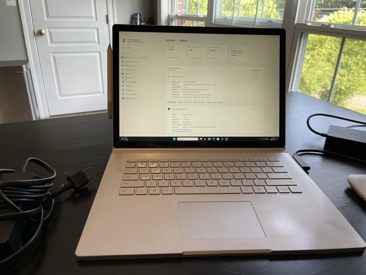 Microsoft Surface Book 2 Less than 100GB PC Laptops & Netbooks for 