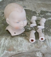 Porcelain Bisque Doll Body Parts