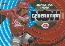 JONATHAN INDIA TOPPS GENERATION NOW BLUE CINCINNATI REDS #39 2022 22