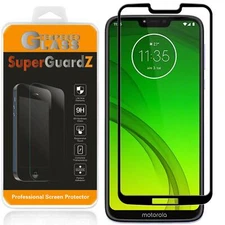 FULL COVER Tempered Glass Screen Protector Guard For Motorola Moto G7 Power