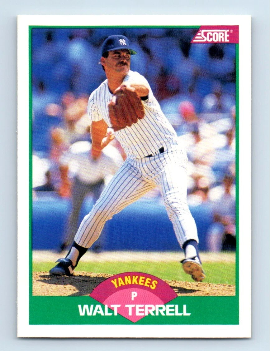 Walt Terrell trading card