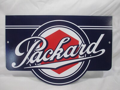 Packard 12''x7 1/2'' Die cut Metal Sign