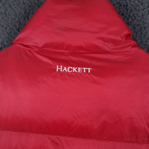 HACKETT Gilet Jacket Mens 3XL Army Polo Team Camouflage Puffer Vest Reversible - Picture 7 of 13