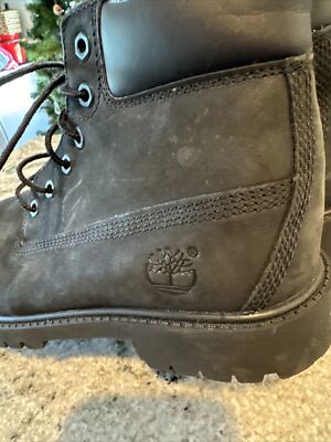 TIMBERLAND BLACK JUNIOR 黒 Junior Timberland® Classic 6-Inch Waterproof Boot