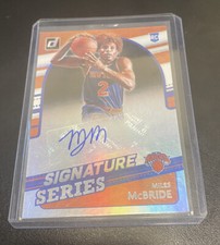 Miles McBride 2021-22 Donruss NBA Signature Series  RC Auto SS-MMB