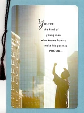 Congratulations Graduation Son You Made Us Proud Theme Dayspring Greeting Card 