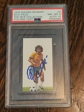 PELÉ COLLECTION 1978 Golden Wonder  ZICO 🇧🇷 PSA 8 DNA  10 Pop 1 Finest ⚽️  