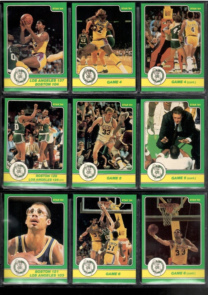 1984 Star Company Boston Celtics 25-card Championship Set Larry Bird Danny Ainge - Image 3 of 4