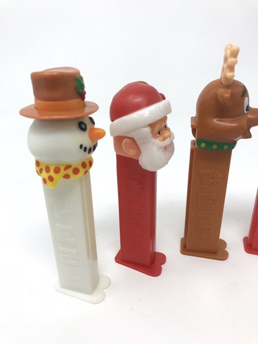 Christmas Pez Lot Of 5 Vintage Various Santa Rudolph Frosty Free Shipping - Picture 4 of 6